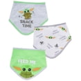 thumbnail image 1 of Baberos tipo bandana para bebé Star Wars Baby Yoda, paquete de 3, 0-12 meses, 1 of 6