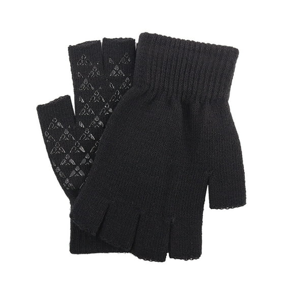 UYUH ‌Warm Gloves for Men and Women, Winter Warm Knit Gloves with Soft Stretchable Cotton, Convenient Leaky Fingertips Design for Smartphone Use‌