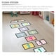 thumbnail image 4 of WORGEOUS Calcomanía de la calcomanía del juego de juego de hopchotch calcomanía de pared de la pared para la habitación de los niños, 4 of 7