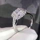 thumbnail image 4 of Gorgeous Anillos de boda Mujeres Joyería Anillos Blanco 6 10Beautiful Anillo de aleación con incrustaciones de diamantes de imitación Femenino Anillo Popular Exquisito Joyería de Moda, 4 of 7
