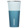 thumbnail image 2 of Corkcicle Color Block 16 Ounce Travel Tumbler with Lid, Glacier Blue, 2 of 8