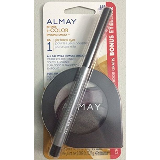ALMAY INTENSE ICOLOR EVENING SMOKY FOR HAZEL EYES WITH BONUS EYELINER