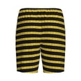 thumbnail image 2 of Lsque Gold Glitter Mens Sleep Pajama Shorts,Short Pajama Pants, Cotton Ultra-Soft Knit-X-Large, 2 of 9