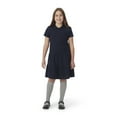 thumbnail image 4 of French Toast Toddler Girls School Uniform Short Sleeve Ruffle Pique Polo Dress (Toddler Girls), 4 of 8