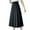 Black, variant on Clearance LYXSSBYX Women High Waist A-line Skirt Hot Sale Clearance Fashion Women Pleated A-Line Skirt Anti-Burnout Solid High Waist Short Skirt