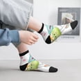 thumbnail image 2 of Fuzoiu Summer Gnome,Cute Gnome Print Adult Socks, Crew Moisture-wicking Socks, Unisex Cushion Crew Socks,Casual Sports Ankle Socks, 2 of 7