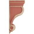 thumbnail image 3 of Ekena Millwork 6"W x 7 1/2"D x 16"H Devon Traditional Wood Vintage Decor Corbel, Salvage Red, 3 of 6