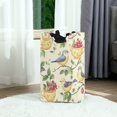 thumbnail image 6 of Yayeee Freestanding Laundry Hamper with Handle Collapsible Large Storage Basket for Clothes, Birds with Strawberries, 6 of 7