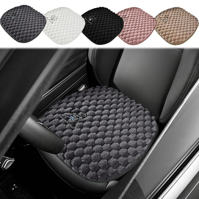 Ganfancp Nuevo Cojín de Asiento de Coche Cojín de Asiento de Invierno Cara Corta Cubierta de Pelo de Oso Cojín de Asiento de Coche Ofertas Del Día 1* Cojín