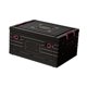 thumbnail image 2 of Contenedor de almacenamiento plegable con tapa y caja de manejo para la pesca de barbacoa de viaje Negro, 2 of 8