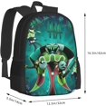 thumbnail image 2 of Helluva Boss Backpack,3d Print Laptop Backpack Lightweight Casual Daypack Bookbag 16.5 In, 17 Inch, 2 of 8