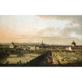 thumbnail image 3 of Canaletto 14x11 Black Modern Framed Museum Art Print Titled - Vienna Viewed from the Belvedere Palace, 3 of 5