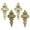Champagne, variant on Vickerman 4" Champagne 4-Finish Finial Ornament, 8 per Box