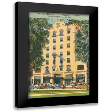 Wild Apple Portfolio 13x18 Black Modern Framed Museum Art Print Titled - Florida Postcard V