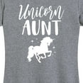 thumbnail image 3 of Instant Message - Unicorn Aunt - Women's Short Sleeve Graphic T-Shirt, 3 of 6
