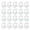 thumbnail image 4 of 20 chupetes para bebé de una pieza de silicona súper suave, aptos para lavavajillas, transparentes, con cabeza plana., 4 of 14