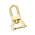 thumbnail image 1 of Metal Lobster Clasp Keychain Clip Hooks Lobster Clasp with Screw Rod Replacement K gold S, 1 of 9