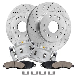 Front Rotors Calipers Brake Pads Kit For Ford Expedition F-150 Lincoln Navigator