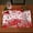 Red, variant on Happy Valentines Day Love Hearts Roses Placemats Set of 4 Table Mats Table Decorations 18x12in