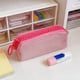thumbnail image 4 of Estuche para Lápices de 1,75 Pt, Estilo Sencillo, Bolsa de Maquillaje, Bolsa Grande con Cremallera para Lápices, Organizador de Útiles Escolares y de Oficina, Tinta Rosa, 4 of 6