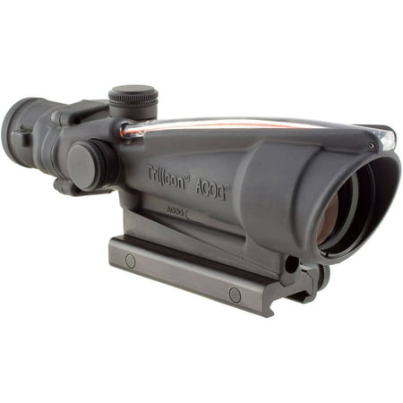 Trijicon ACOG Rifle Scope, 3.5X35, Red Chevron Reticle .223, Includes Flattop Mount, Matte