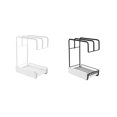thumbnail image 3 of Iron Sponge Rack Kitchen Sink Storage Rack Double-layer Sink Organizer Wall-mounted Sponge Holder Soap Brush Holder with Detachable Drip Tray for Sink Kitchen Sponge, 3 of 9