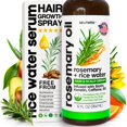 thumbnail image 1 of Spray para el crecimiento del cabello con aceite de romero y agua de arroz, suero con biotina, queratina, cafeína, vitaminas C y B5 para mascarilla para el cabello, tratamiento del cuero cabelludo, en, 1 of 5