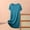 Green, variant on Admvng Womens Short Sleeve Skirt Summer Thin Loose Dress Casual Solid Color Home Nightgown XL-5XL