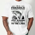 thumbnail image 4 of "I'm a Fishaholic" Fishing T-Shirt – Funny Fisherman Graphic Tee with Humorous Angler Quote, 4 of 6