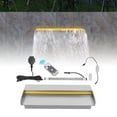 thumbnail image 5 of Swimming Pool Fountain Waterfall Spillway with LED Light Remote Stainless Steel, 5 of 12