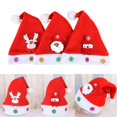 thumbnail image 3 of Regalos Navidad Calcomanías navideñas Sombrero Papá Noel dibujos animados Sombrero ciervo muñeco nieve Papá, 3 of 4
