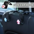 thumbnail image 5 of Multifunctional Flower Shape Car Hook Cute Car Seat Storage Back Hook V4T0, 5 of 9