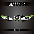 thumbnail image 2 of Attack Graphics Elite Number Plate Backgrounds for Kawasaki KX250 2025, 2 of 2