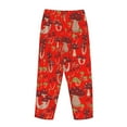 thumbnail image 5 of Junzan Mushroom Women'S Pajama Pants Drawstring Comfy Sleep Bottoms With Pockets, 5 of 9