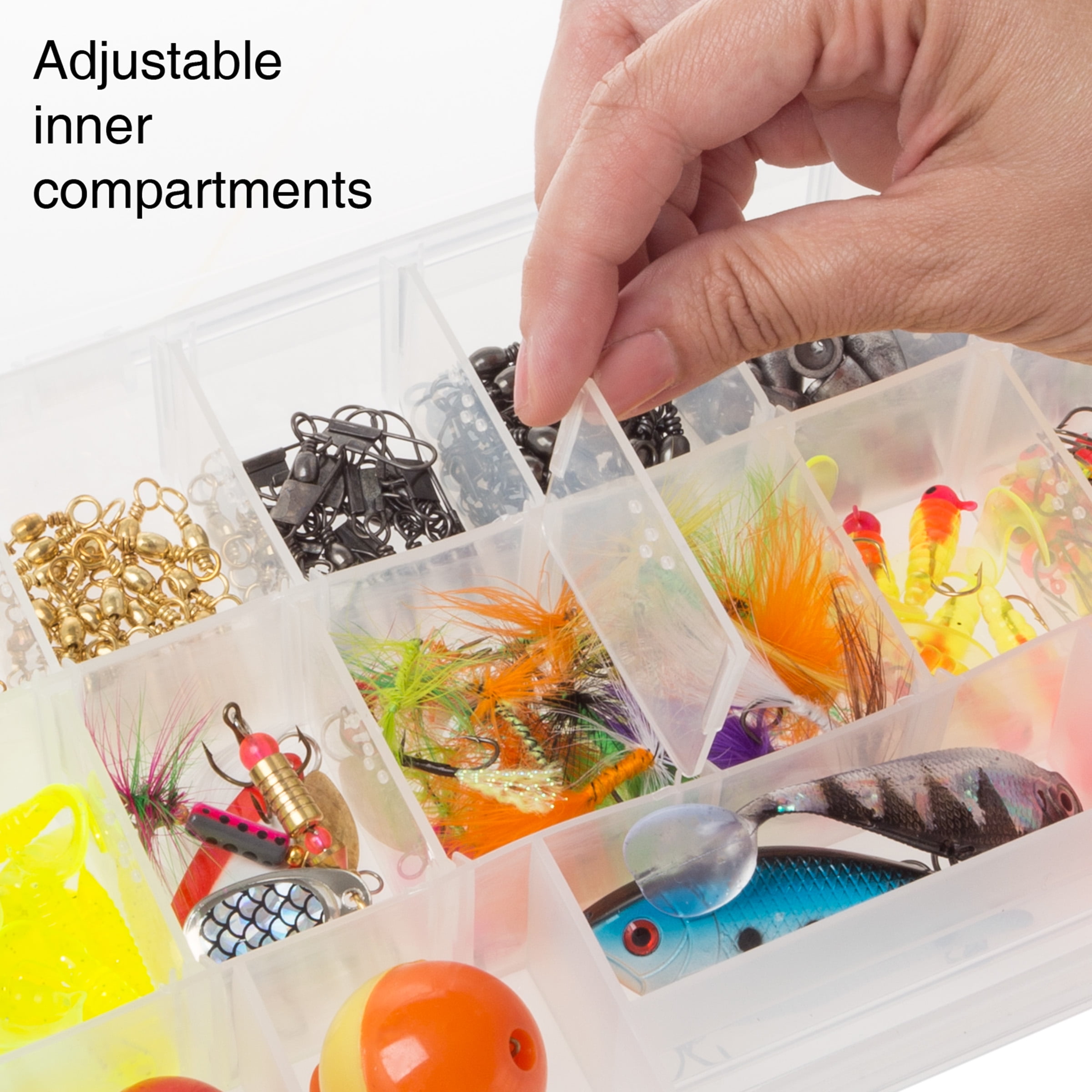 D.O.A. Assorted Lot Of Soft Body Lures Kit Plastic Organizer With Order  Form 
