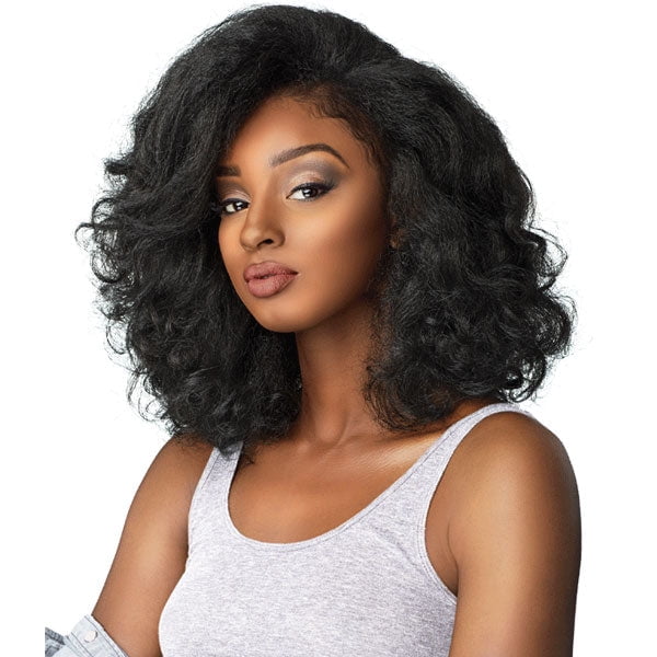 CURLS KINKS  COIW TOP LADY COLACE BABY HAIR SYNTHETIC FIBER WIG