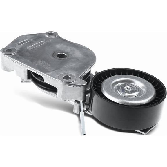 A-Premium Belt Tensioner Assembly with Pulley Compatible with Mini Cooper R52 2005-2008, R50 R53 2002-2008, 1.6L, Alternator and Water Pump, Replace# 11281482199, 5340160100