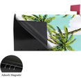 thumbnail image 4 of Coolnut Magnetic Mailbox Cover, Beautiful Floral Summer Palm Trees Post Mail Box Cover Mail Wraps Cover, Standard Size 20.7" L x 18" W, 4 of 5