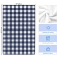 thumbnail image 5 of Navy Blue Check Kitchen Towels Set of 2, Farmhouse Buffalo Plaid Blue Soft Microfiber Dish Towels, Absorbent Quick-Dry Washable Dishcloths for Kitchen Cleaning, Drying Dishes, 18x28 Inches, 5 of 9