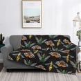 thumbnail image 6 of Throw Blanket for Couch - Wasp Cockchafer Butterfly Soft Comfy Lightweight Cozy Warm Throw Blanket, Fuzzy Plush Flannel Blanket & Throws for Sofa and Bed All Season, 6 of 8