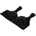 thumbnail image 5 of Support Bra Front Clasp Bra Women Seniors Black Nylon Comfortable Wear 1Set, 5 of 5