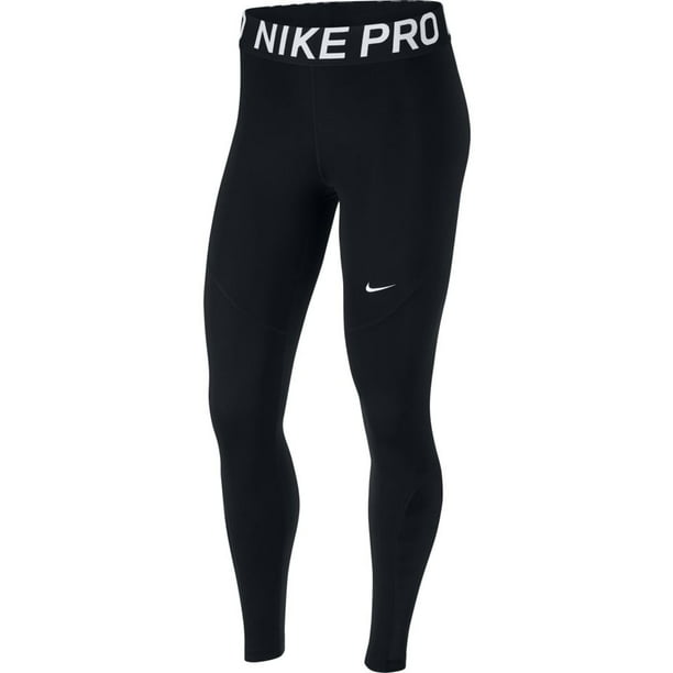 Women's Nike Pro Tight (Black/White, Medium) - Walmart.com