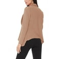 thumbnail image 4 of Moa Collection Women's Long Sleeve Open Front Blazer Solid Office Jacket (S-3XL), 4 of 6