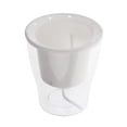 thumbnail image 1 of DOLITY Jardinière Carrée Ronde Auto-Arrosante Pot de Fleurs Maison Bureau Jardin Déco de Table Ronde 80x80x70mm, 1 of 9