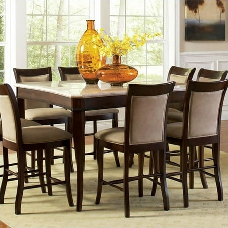 - Steve Silver Company Marseille Marble Top Counter Height Dining Table