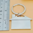 thumbnail image 4 of AURARMLET Llaveros Con De Casa En Metal Plateado Para Y Regalo, 4 of 8