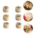 thumbnail image 3 of 6 Pcs Sceaux Ronds en Bois Rétro Joyeux Anniversaire Décoratifs Bricolage pour Scrapbooking (Couleurs Assorties), 3 of 9
