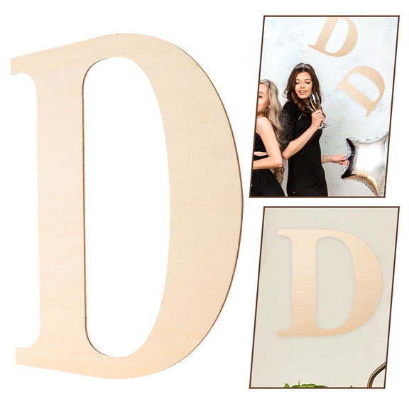 WHAMVOX Alphabet Cutouts Home Decor Letters 30.00X30.00X0.30CM Khaki