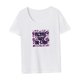 thumbnail image 4 of Camiseta de manga corta para mujer, camiseta suave y sencilla con cuello redondo para desplazamientos femeninos XL, 4 of 7