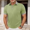 thumbnail image 2 of Mens Shirt Short Sleeve Classic Fit Breathable Comfortable Casual Leisure Activities Top, 2 of 8